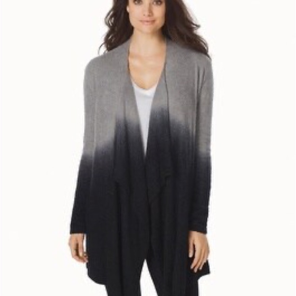 NWOT Barefoot Dreams Ombré Open Front Cardigan